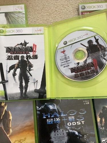 Lot Of 8 Xbox 360 NTSC/J Games Used Halo Ninja Gaiden Splinter Cell PoP - Picture 6 of 18