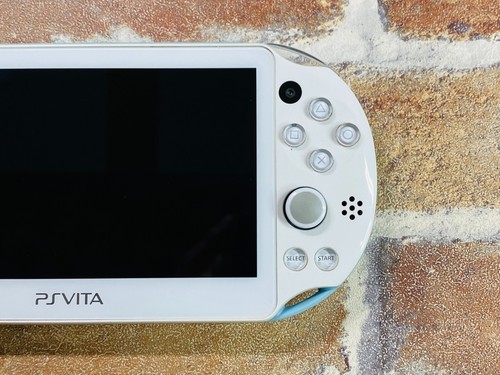 PS Vita Light Blue White PCH-2000 PlayStation Japan 8GB Charger Tested 1 Game Ex - Picture 15 of 24