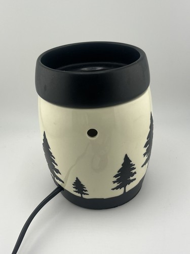 Retired Scentsy YUKON full-size Premium Wax Warmer Moose Cabincore Trees - Picture 4 of 7