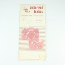 Leitz Leica - Authorized Dealers January 19, 1976 - Genuine Brochure Booklet