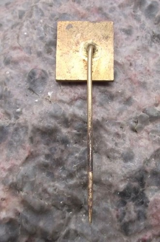 Antique Czech Eagle Mountains Orlicke Hory Pastviny Lake Dam Zamberk Pin Badge - Picture 4 of 4