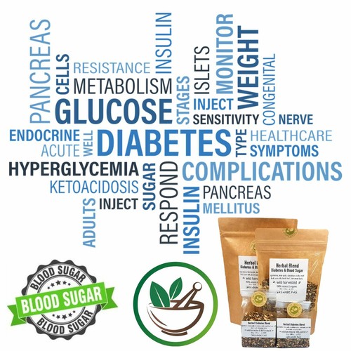 Té de hierbas para diabéticos azúcar en sangre natural, glucosa, colesterol, bajo y control - Imagen 8 de 10