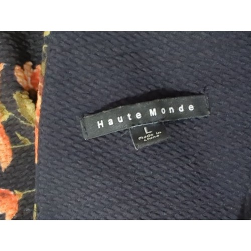Haute Monde Damen Blumen Kleid Fit & Flare Sichtreißverschluss Gr. L - Bild 9 von 11