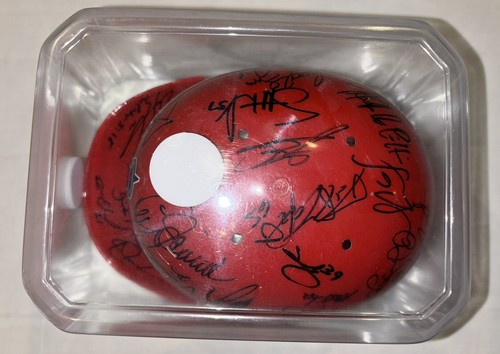 2013 Anaheim Angels Team Signed Mike Trout Riddell Baseball Mini Helmet JSA Cert - Picture 4 of 15