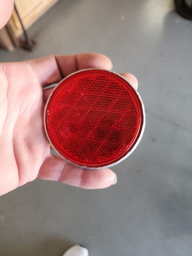 SCHWINN STINGRAY KRATE FASTBACK GULCO 3 1/4 INCH DIAMOND SHAPES REFLECTOR RARE - Picture 7 of 8