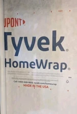 Tyvek Homewrap From A 10FT Wide Roll -Order needed Length (Per Foot) By Quantity