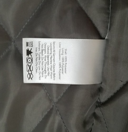 Eddie Bauer WeatherEdge Trench Coat Jacket With Liner size Petite Small Black - Picture 13 of 14