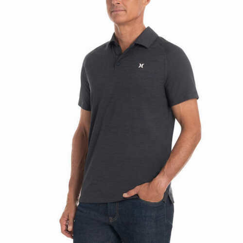 NEW Men's Hurley Polo Short Sleeve Shirt Performance Stretch Wicking Soft - Picture 6 of 17