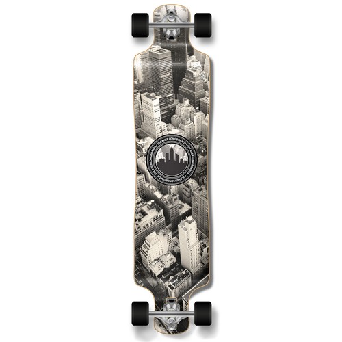YOCAHER Longboard Complete Lowrider 40.75" x 9.5" Graphic - Picture 114 of 162