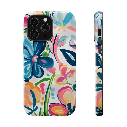 Vintage Floral Tough Phone Case Cover for iPhone, MagSafe Compatible, Full print - 第 43/58 張圖片