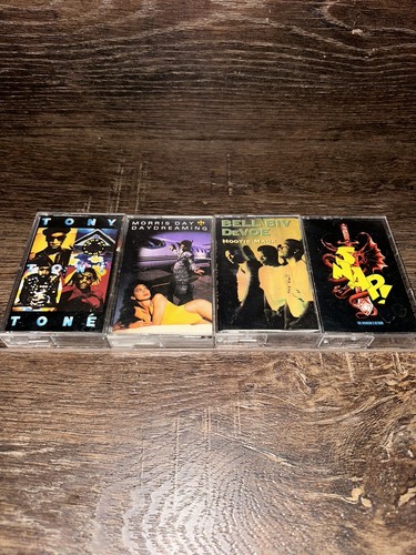 Lot Of 4 90s R&B Soul Cassette Tapes Bell Biv Devoe Snap Morris Day Tony Toni - Picture 1 of 6