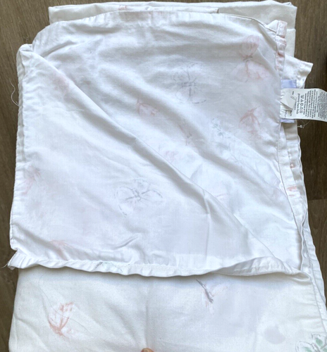 Pottery Barn Kids Monique Lhuillier Ethereal Butterfly twin flat sheet pillow PB - Picture 5 of 8