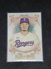 2021 Topps Allen & Ginter KOHEI ARIHARA RC #202 Texas Rangers ROOKIE CARD