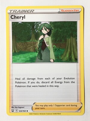 Cheryl 123/163 Uncommon Battle Styles Pokemon NM/M Pack Fresh