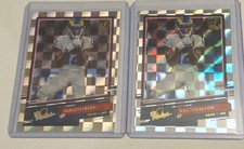 2020 DONRUSS VAN JEFFERSON THE ROOKIES CHECKERED HOLO 2 CARD LOT RAMS
