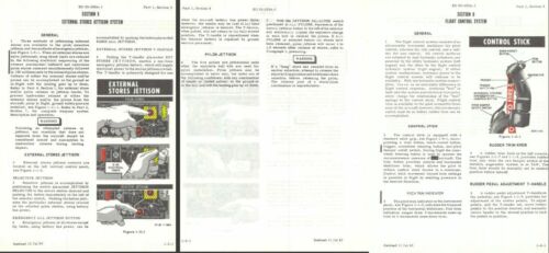 Canadair CF-5 CF-116 Freedom Fighter Jet Manual 1960's Archive Northrop F-5 - Foto 6 di 12