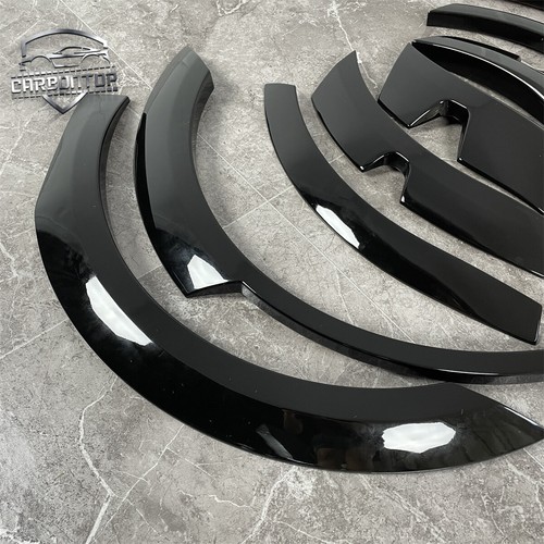 Fits 2020-2024 Tesla Model Y Glossy Black ABS Fender Flare Kit Wheel Arch Cover - Bild 9 von 11