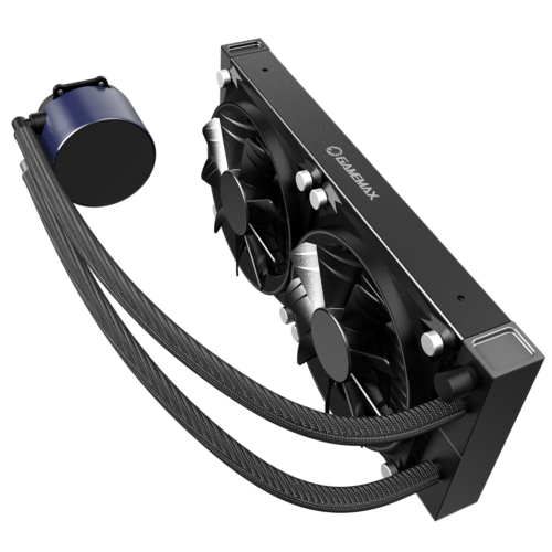Game Max Ice Chill 240mm ARGB LED AIO Water Cooler CPU Liquid Cooling System Kit - Picture 4 of 9