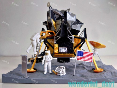 Apollo 11 Apollo Mondlandefähre Astronaut Mond Modell Szene Spielzeug Maßstab 1:72 1:48 - Bild 10 von 10