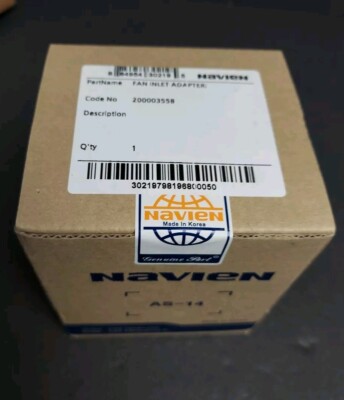 Navien 20000355B Fan Inlet Adapter NIB | eBay