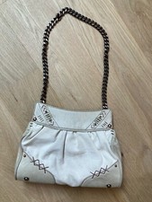 Tre Vero Shoulder Bag Western Style Leather And Canvas