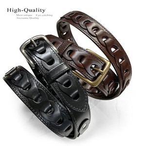 Men's Genuine Leather Triple Braided Casual Western Jeans Belt 1-1/2" Wide Men's Genuine Leather Triple Braided Casual Western Jeans Belt 1-1/2" Wide