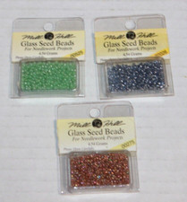 Lot 3 Mill Hill Glass Craft Seed Beads