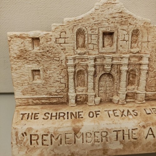 J. L De Moss "Remember The Alamo"-The Shrine Of Texas Liberty Sculpture sign - Picture 5 of 13