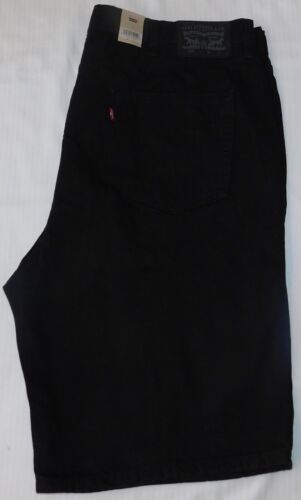 LEVIS 469 Loose Jean Shorts Midrise Loose Through Seat & Thigh Big & Tall Black - Picture 2 of 7