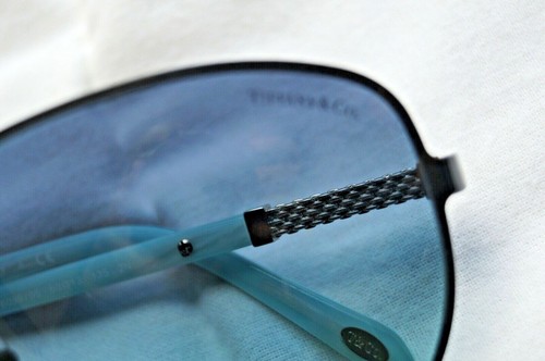 NEU TIFFANY DAMEN PILOTENBRILLE - BLAU GETÖNTE GLÄSER, SCHWARZER BESATZ - GENIAL!! - Bild 9 von 11