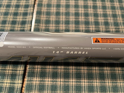 *RAR* NEU IM KARTON 2019 MIKEN DENNY CRINE DC41 SUPERMAX ASA SLOWPITCH SOFTBALLSCHLÄGER 34/26 - Bild 4 von 7