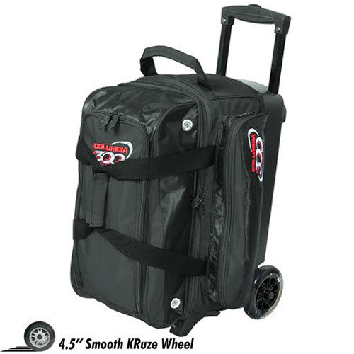 Columbia 300 Icon 2 Ball Roller Bowling Bag With Wheels Black Ebay