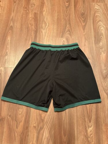 VTG Nike Boston Celtics Shorts Mens Sz XXL Team Basketball Authentic Black Mesh - Picture 5 of 6