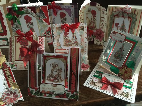 Kanban Weihnachten Holly Hobbie Freude Kartenbastelset, Topper, Karte H9 - Bild 5 von 12