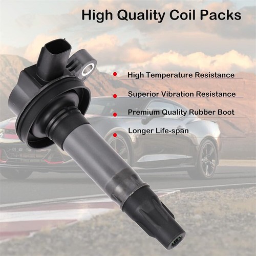 6PCS Ignition Coil with Spark Plug UF553 For Ford F-150 Explorer Edge Flex 3.5L - Picture 4 of 5
