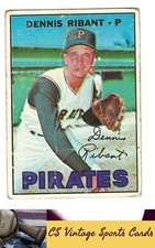1967 Topps #527 Dennis Ribant LOW GRADE/FILLER