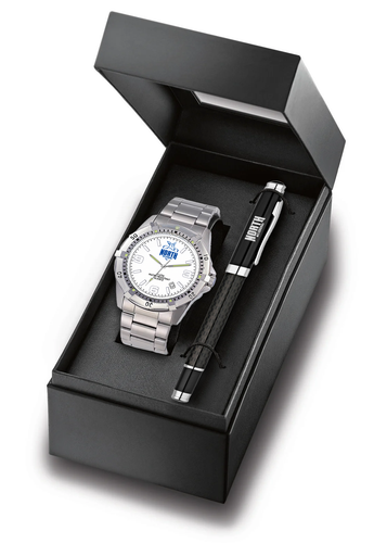 AFL NORTH MELBOURNE KANGAROOS WATCH & PEN GIFT SET FREE SHIPPING - 第 1/1 張圖片