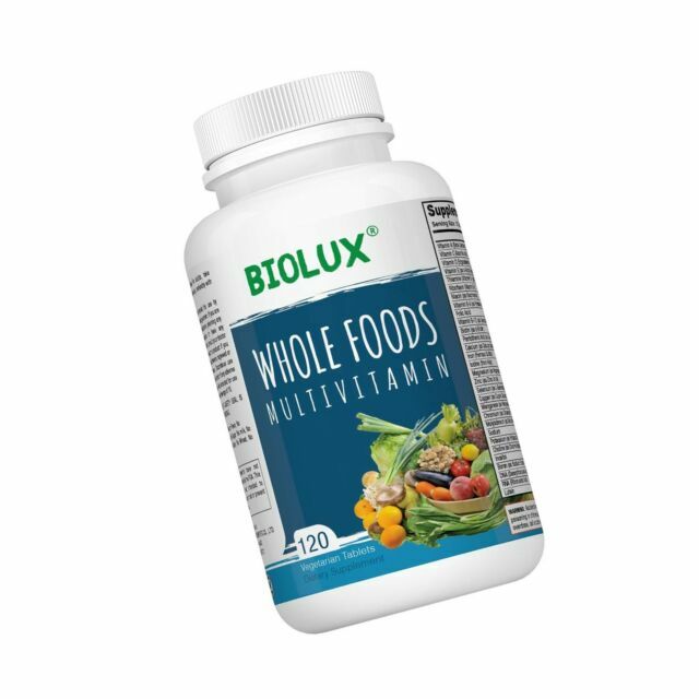 Biolux Whole Food Multivitamin For Women And Men With Natural Vitamins 120 Tabs For Sale Online Ebay