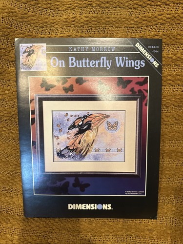 Dimensions On Butterfly Wings Cross Stitch Pattern #344 Native American - Bild 1 von 4