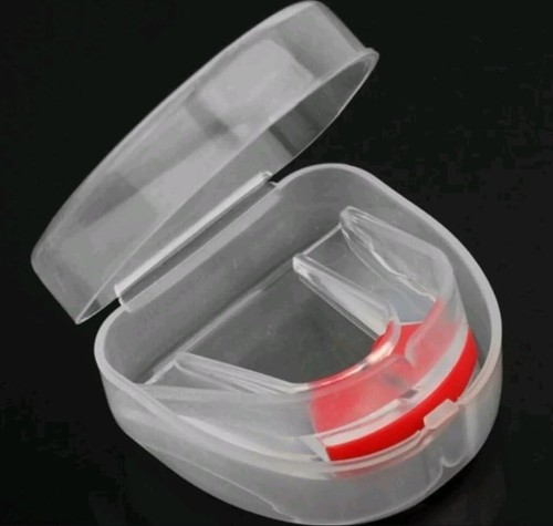 Target Gum Shield doppelt klar - Senior + CASE, MMA, Rugby, UFC Wrestling Mund - Bild 6 von 6