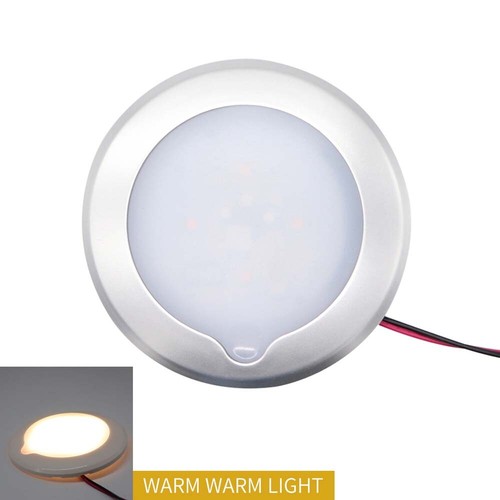 Ultra Thin LED Round Ceiling Light Dimmer Touch Down Light for RV Camper Boat - Bild 4 von 11