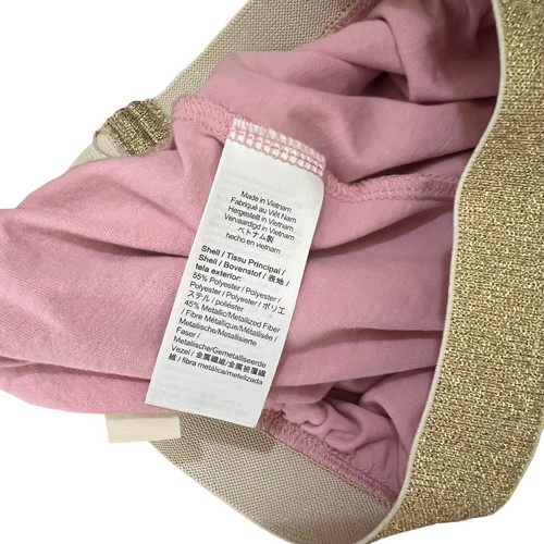 J.Crew Crewcuts Girls Outfit Medium Pink and Gold Ruffled Top Skirt Polka Dot - Picture 12 of 13