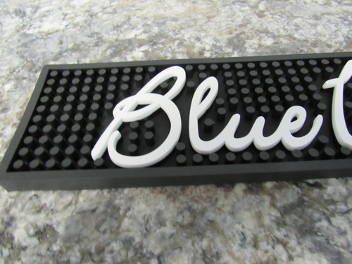 Blue Ice Vodka BAR MAT / SERVING MAT FOR DRAFT BEER, COCKTAILS -Size 24" X 3.5" - Picture 3 of 8