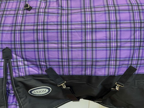 AXIOM 1800D BALLISTIC PURPLE TARTAN/BLK 220g COMBO RUG - 5' 0 CLEARANCE SALE - Picture 3 of 7