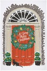 Ulster Weavers, "Georgian Front Door",  Christmas tea towel.