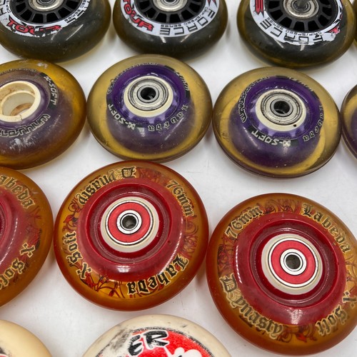 LARGE LOT labeda roller blade hockey wheels 72mm 76mm and 80mm - Picture 8 of 24