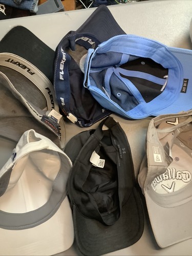 6 Golf Hats Callaway, Travis Mathew Flex Fit, UA, Nike, Adidas & New Era Bundle - Picture 13 of 20