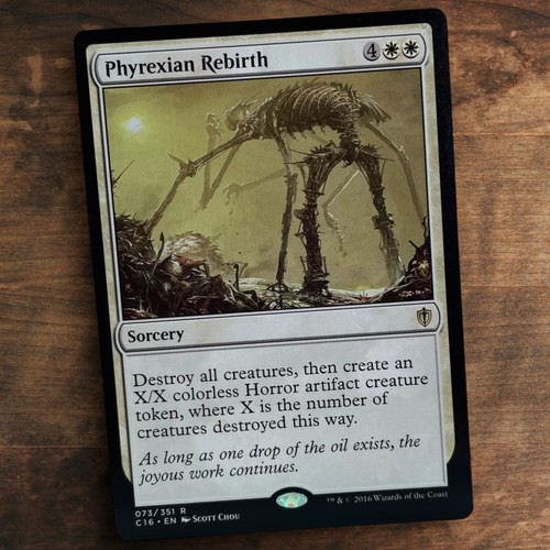 Phyrexian Rebirth - Commander 2016 - Magic The Gathering - Rare - Near Mint - Picture 1 of 3