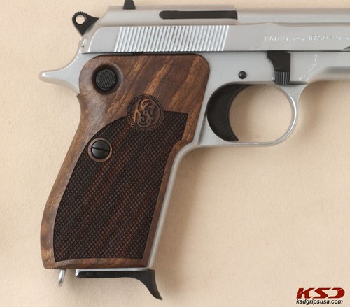 Empuñaduras de nogal compatibles marca KSD Beretta Mod 951 diamante - Imagen 2 de 3