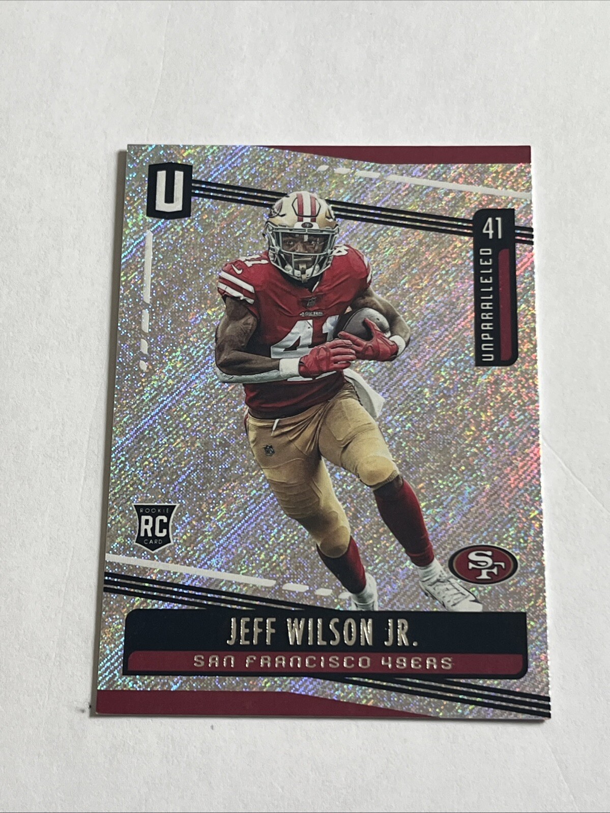 2019 Panini Unparalleled - #162 Jeff Wilson Jr. (RC)